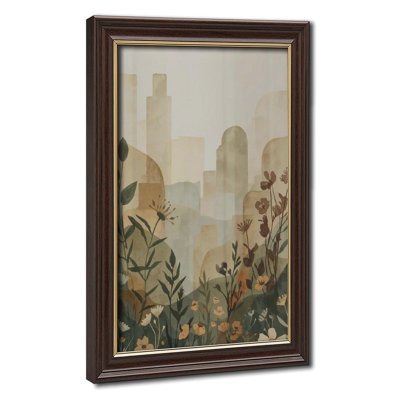 Bareronor Nature Wall Mural Canvas Poster Bedroom Decor Landscape Office Room Decor Gift 12" L X 18" W
