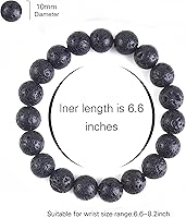 Vista 2 de Tigers Eye Protection Handmade Bracelet Best Present For Men Women Attract Wealth Chakra Feng Shui Stretchy Beaded Bracelets Lucky Friendship