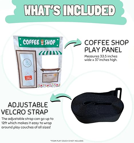 Miniatura 77 de Couch Swag Panel de juego para sofá de espuma para niños, sofá infantil (heladería)