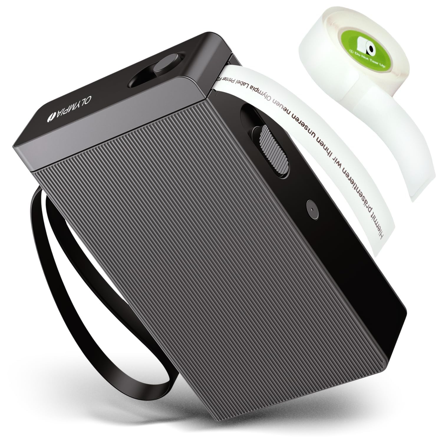 Olympia P22 Etikettendrucker – Bluetooth-Thermodrucker, kompakt & schwarz