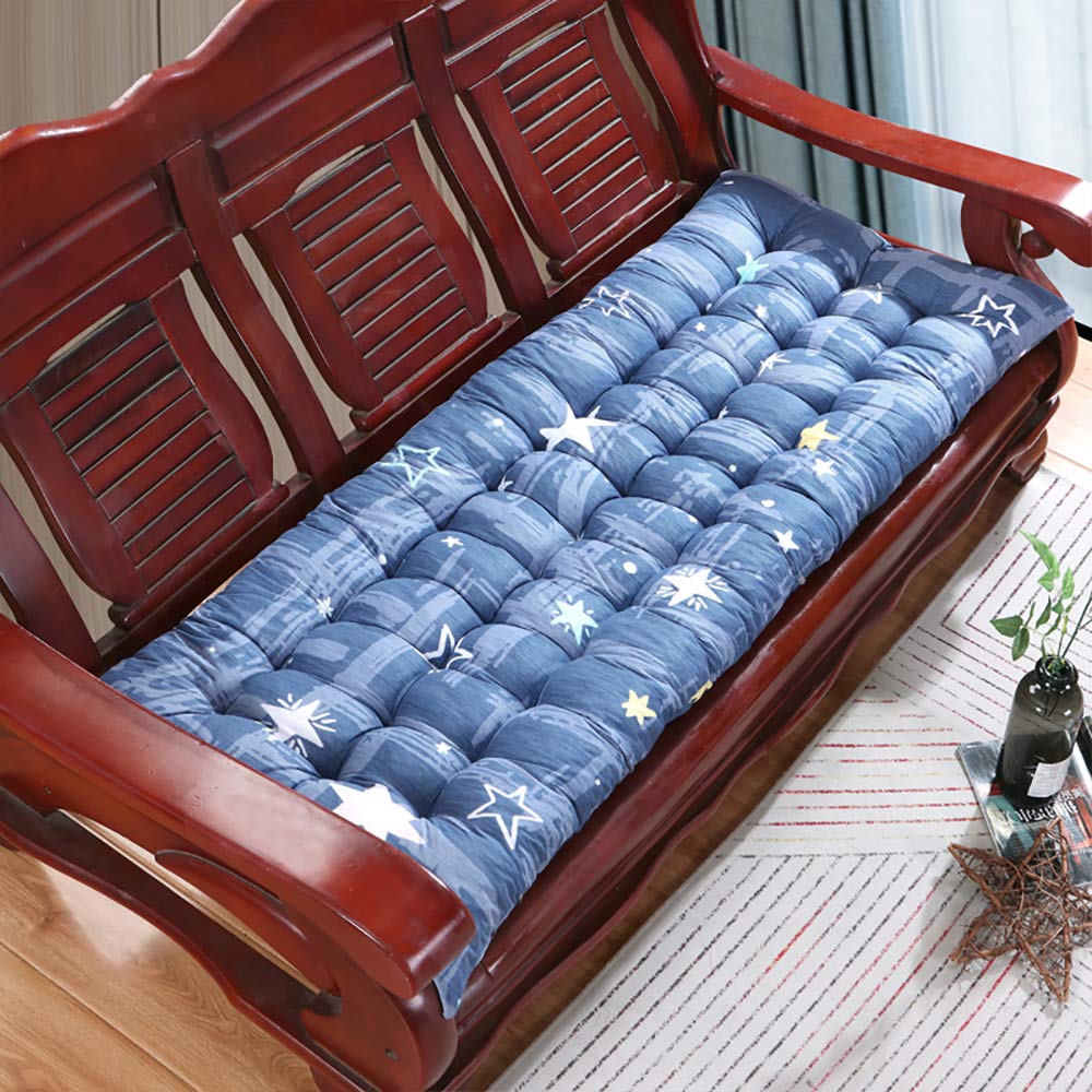 Coussin de chaise pour banc en bois rigide matelas de confort patio 48x120cm