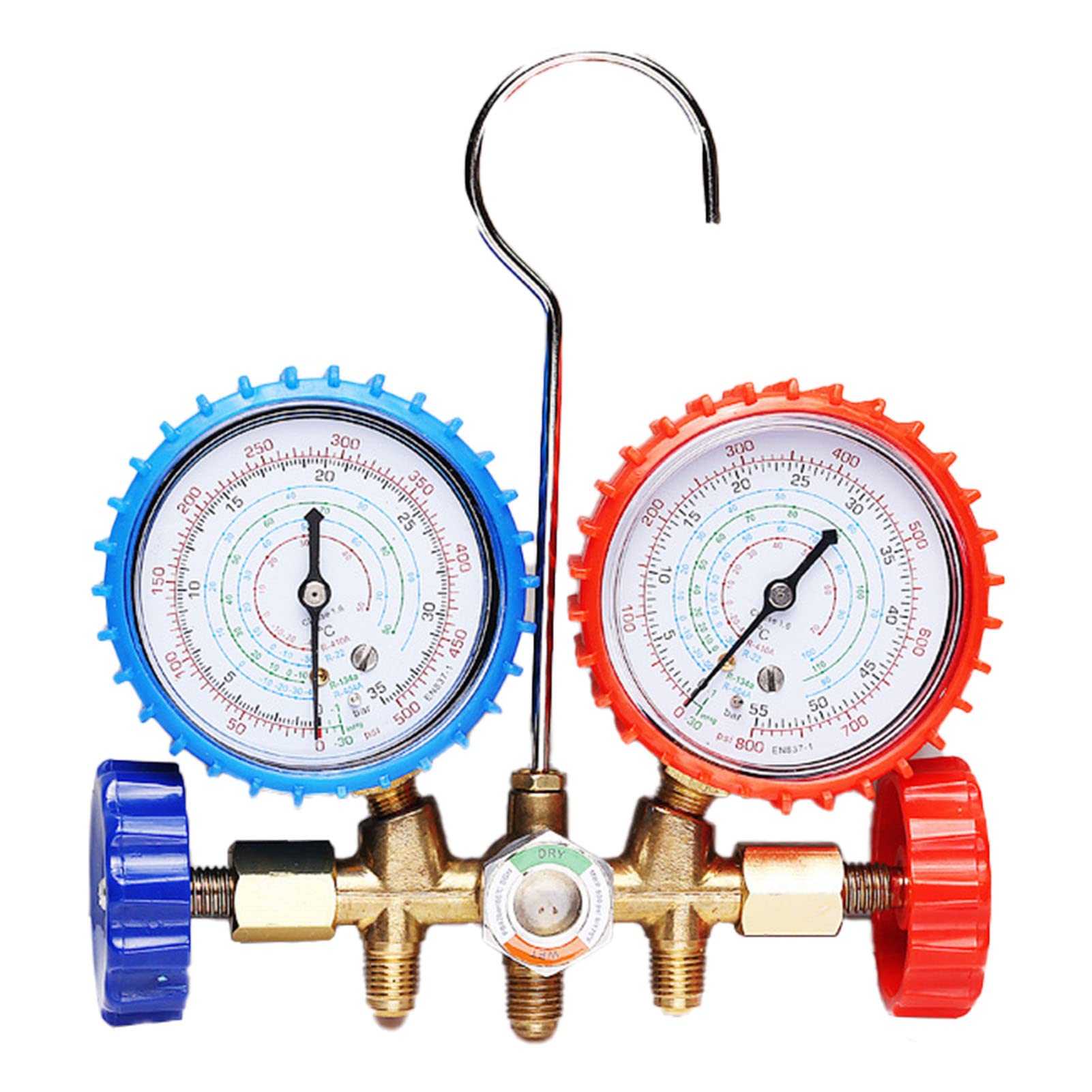 Tuyau de Charge de Climatiseur Automatique, Outil de Fluorure de Climatisation Ensemble D'outils de Fluorure D'alliage Ensemble de Jauge de Collecteur AC Kit de Service Automatique