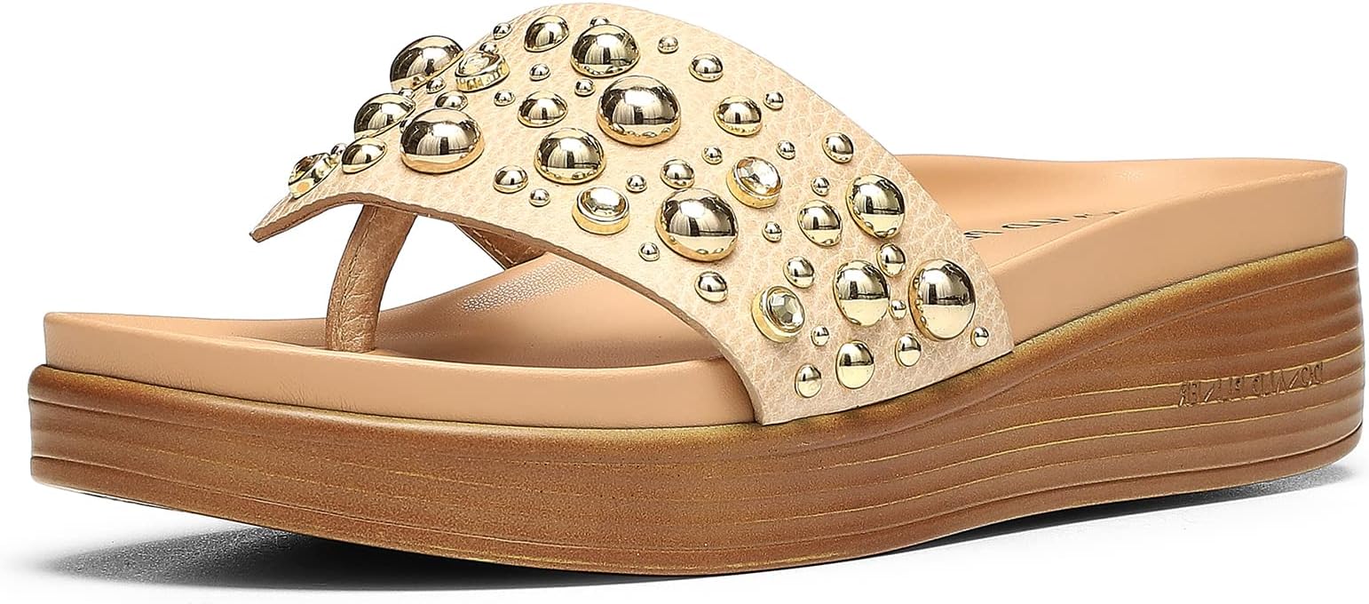 Donald Pliner Women's Slide Sandal, Sand, 5