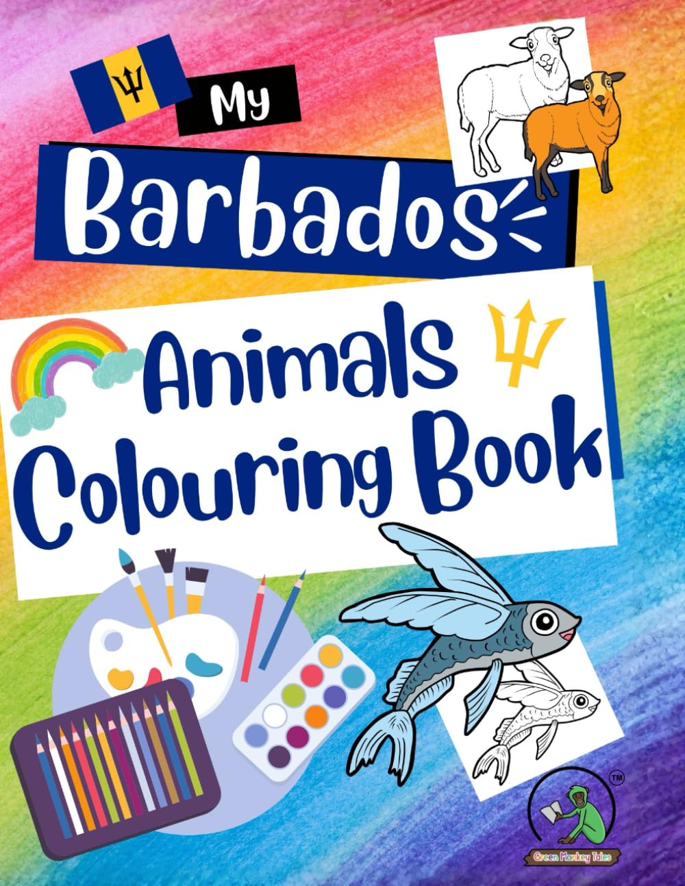 My Barbados Animals Colouring Book