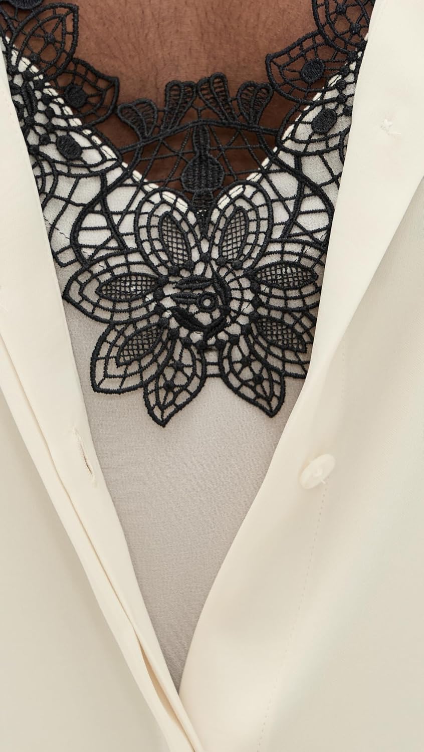 rag & bone Women's Venus Combo Cami Blouse - Image 6