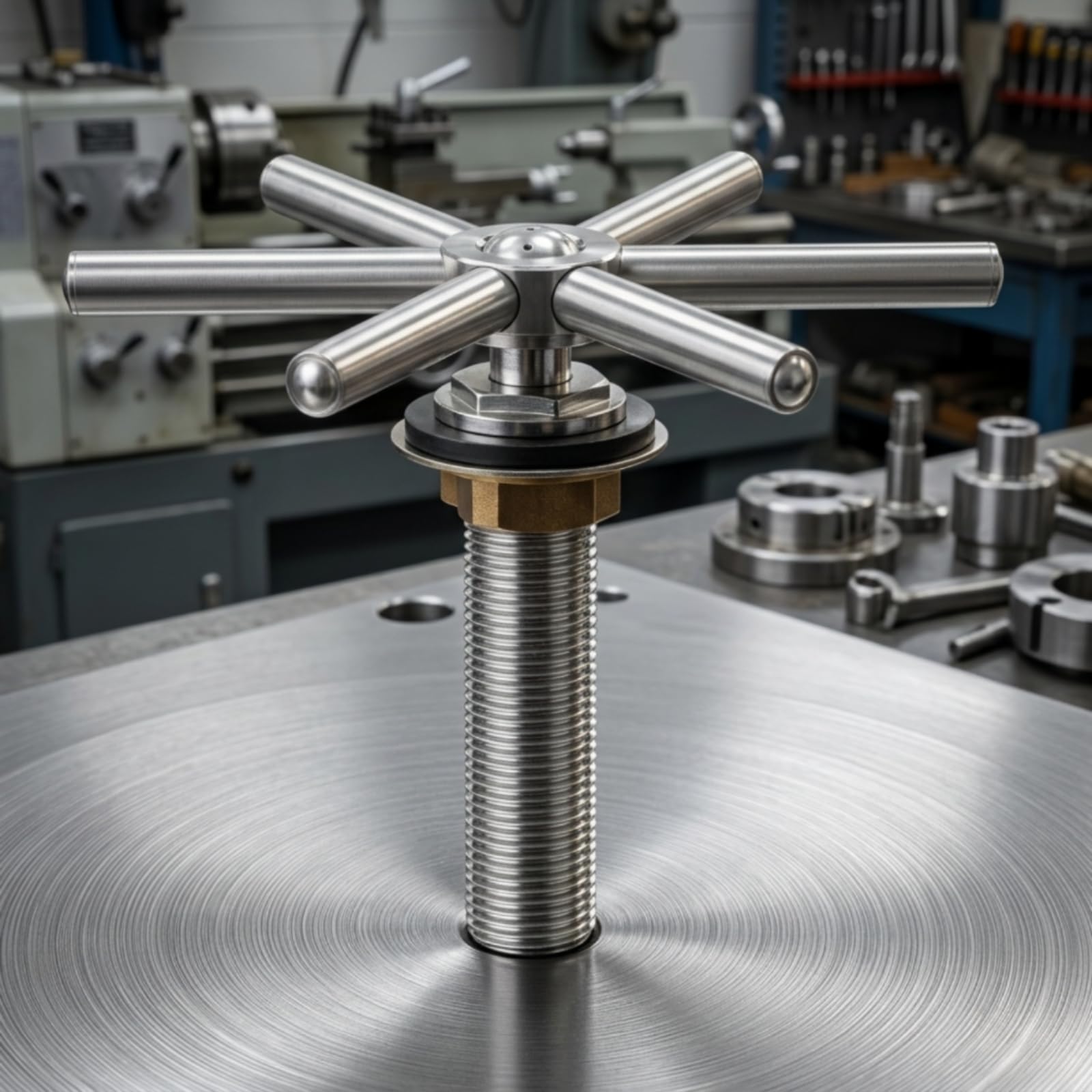 Lavabicchieri con Testa a Sei Getti, 145 Mm, Testa In Acciaio Inossidabile - Modello Allungato