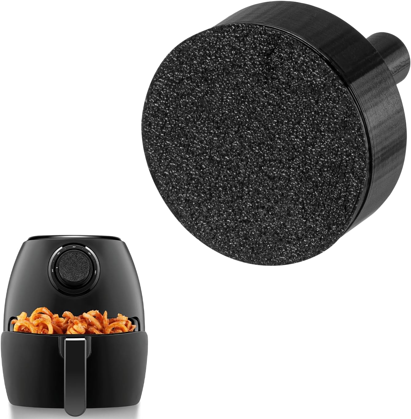 Air Fryer Replacement Knob Compatible with Chefman,Temperature & Timer Control Dial | Restore Full Control in Seconds | Tool-Free Install