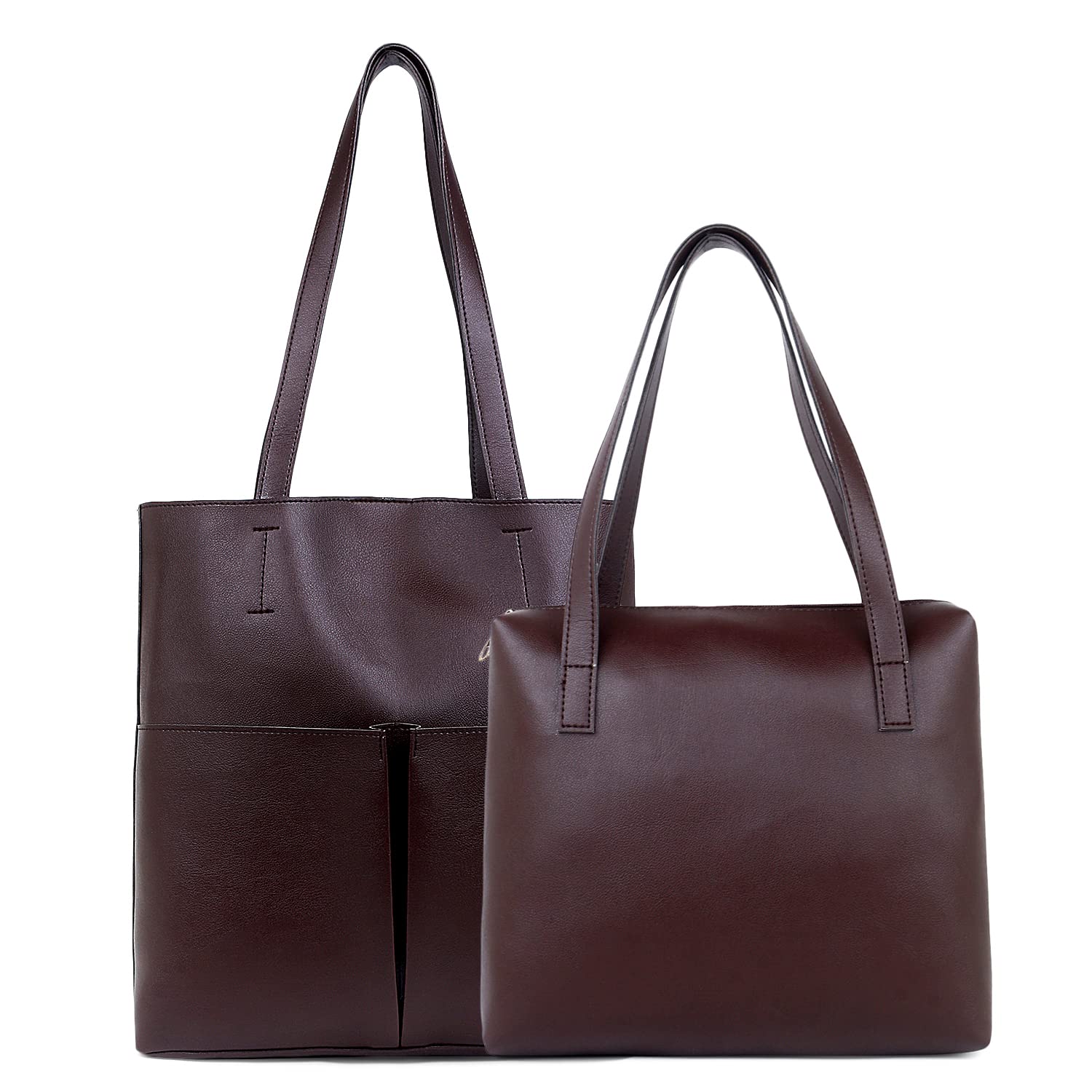 LEGAL BRIBE Womens Dual Pocket Tote Bag Combo of 2 (Black) (B0CW9VTHCT) Amazon Price History, Amazon Price Tracker