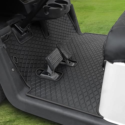 LEAPGOMAX EZGO RXV - Tapete de repuesto para carrito de golf de cobertura completa para EZGO RXV (2008-2022) y 2Five (2009+) antideslizante y fácil