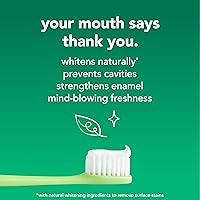 Vista 5 de Hello Pasta dental con flúor blanqueadora natural, pasta de dientes blanqueadora natural con aceite de coco y aceite de árbol de té, domina el mal