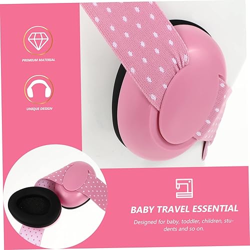 Miniatura 6 de TOYANDONA Orejeras ajustables con cancelación de ruido para niños y niñas, auriculares suaves y cómodos para recién nacidos para dormir, viajes y
