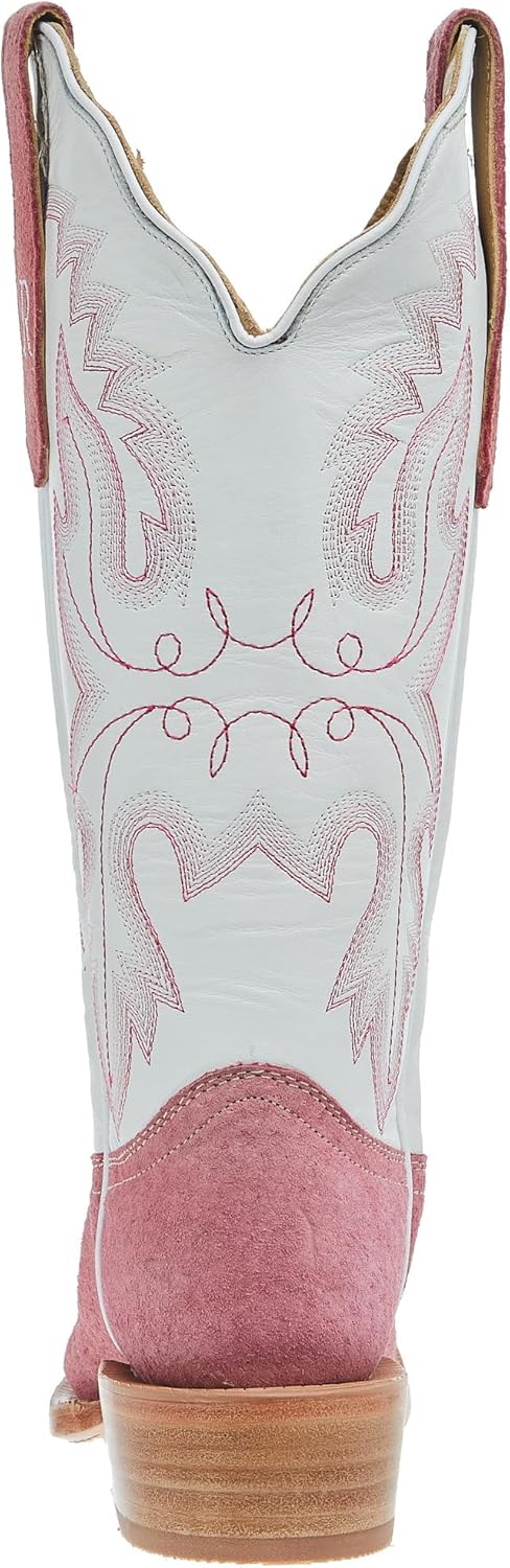 R Women's Rose Boar 13 In Winter White Top Cowgirl Boot