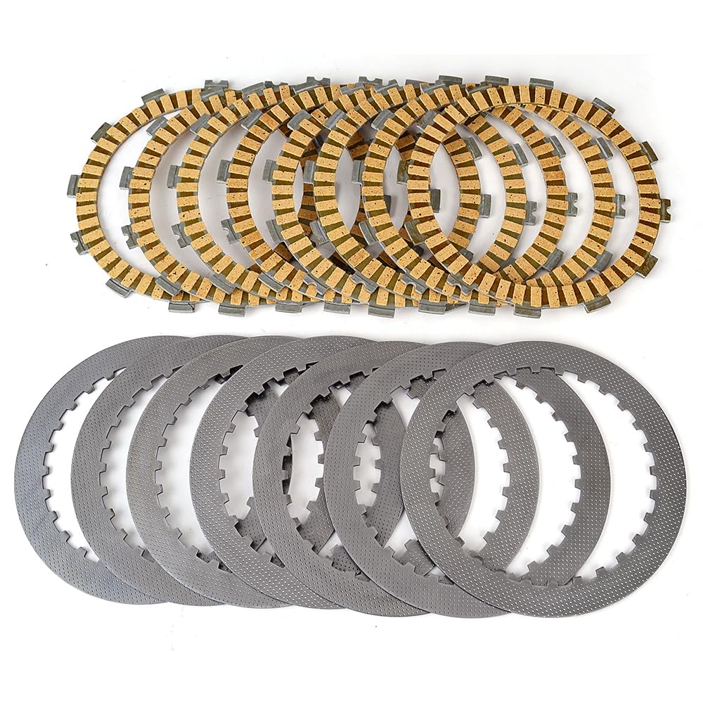 TERAM LOISIRS KIT DISCHI RIGIDITI + LISCI FRIZIONE COMPATIBILE PER HONDA CRF 450 R 2006 2007 2008 NUOVO FRANCE