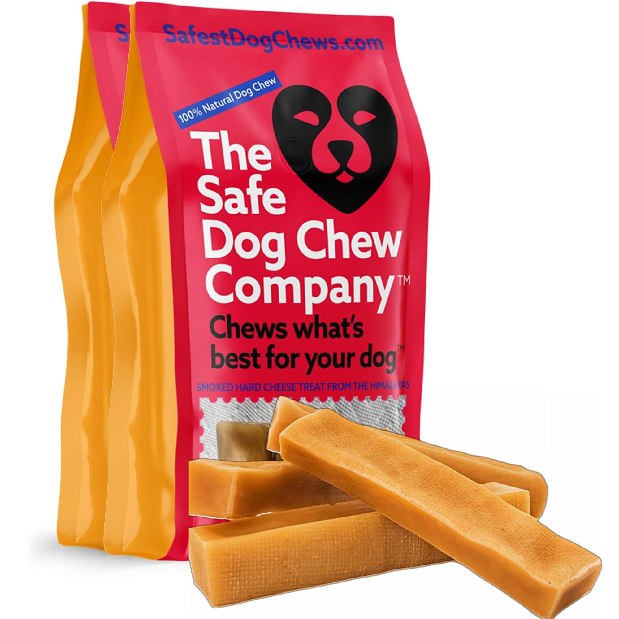 The Safest Yak Cheese Dog Chews Large 8 Count Long Lasting Dog Chews