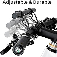 Vista 3 de ROCKBROS Extensor de manillar de bicicleta, soporte doble para manillar de bicicleta, extensión de manillar de bicicleta, ligero y duradero