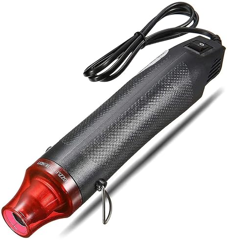 HASTHIP Handheld Mini Heat Gun, 300W Hot Air Gun Multi-Function Electrical Heat Tool for for DIY Embossing, Shrink Wrapping, Drying Paint (300W)