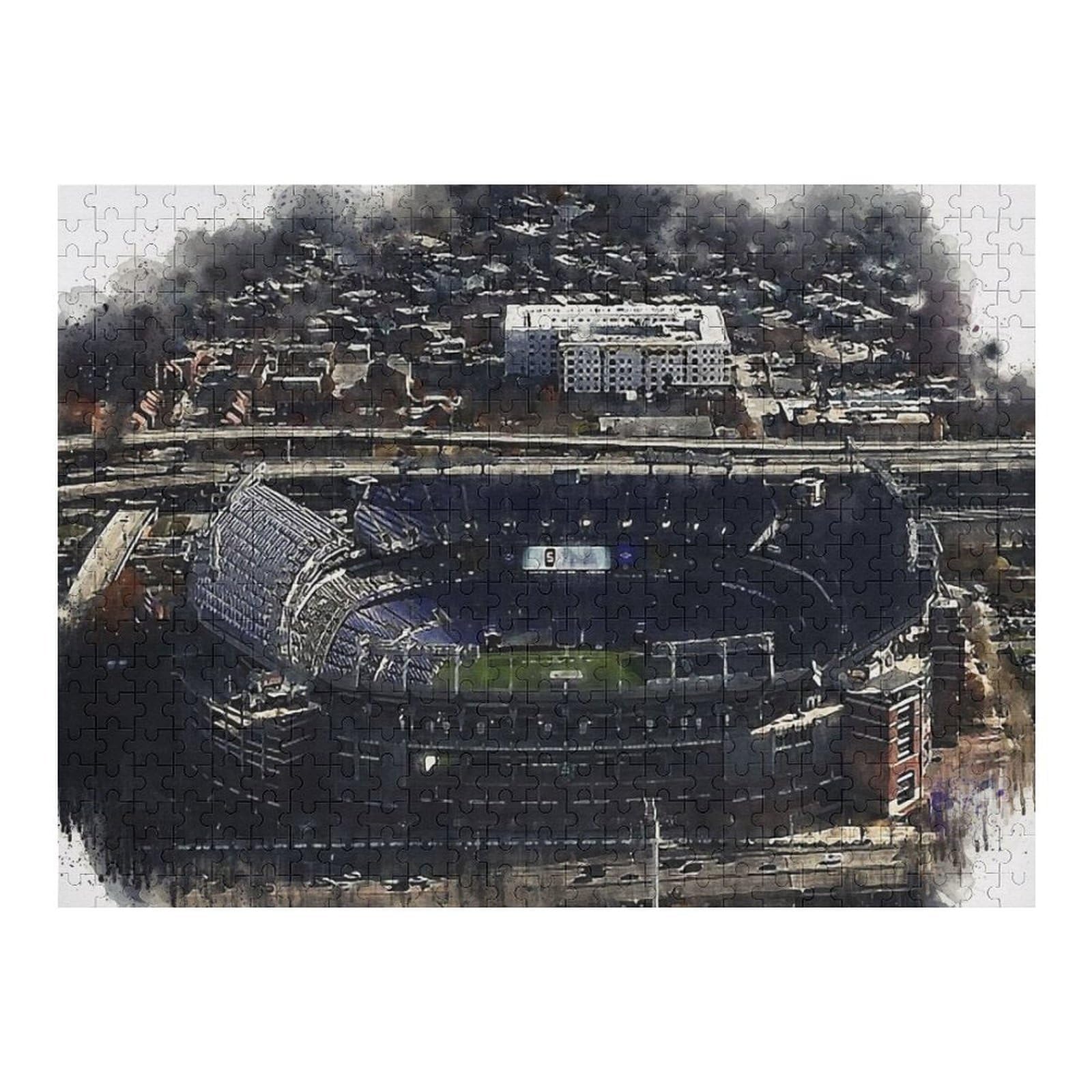 1000pcs(52x38cm) Jigsaw Puzzles for Adults MT Bank Stadium Puzzle for Adults Brain Teaser Game Wall Art Unique Gifts for Birthday And Christmas 1000pcs(52x38cm) — image 1