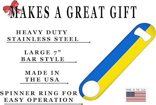 Miniatura 2 de Rogue River Tactical Regalo resistente del abrebotellas de la velocidad de la bandera de Ucrania para Ucrania