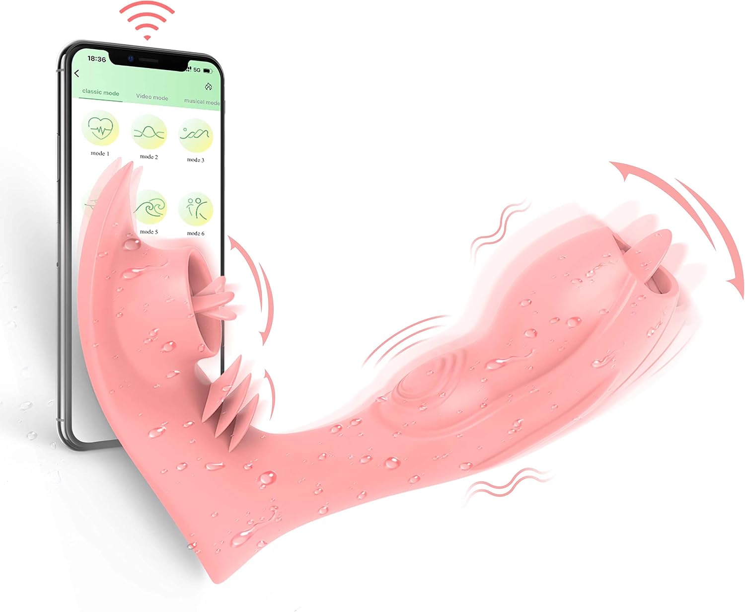 BUMHUM 10 Modes 9 Vibrator Electric Dildo Clitoralis Stimulator for Women,Tongue Licking Thrusting G Spot Dildo Vibrator