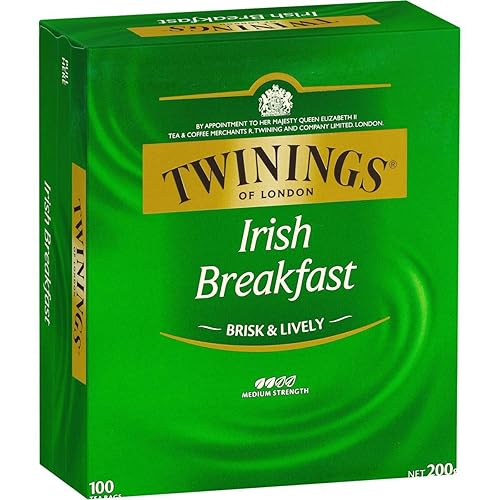 Twinings Paquete de 100 bolsas de té Irish Breakfast Classics
