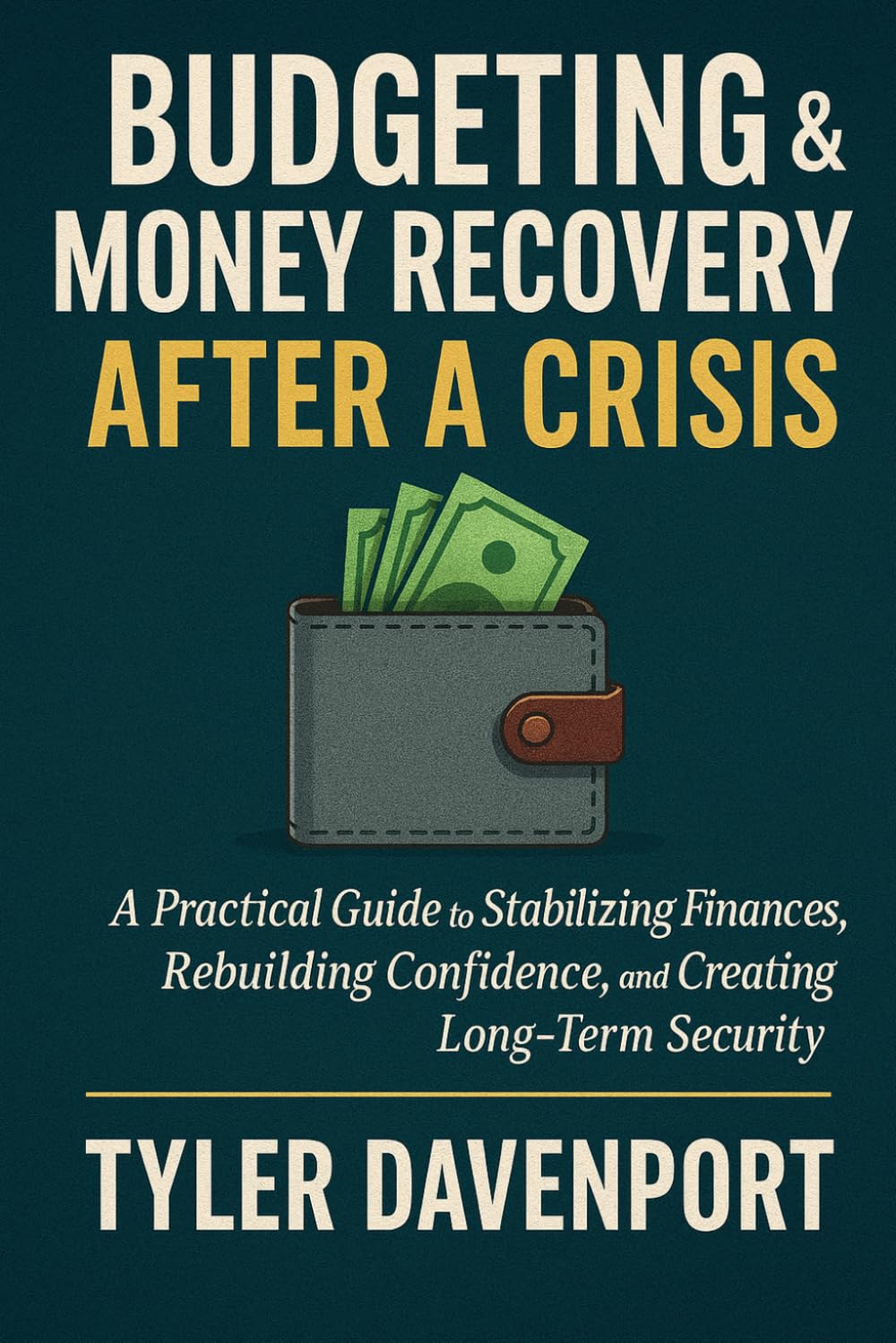 BUDGETING & MONEY RECOVERY AFTER A CRISIS: A Practical Guide to Stabilizing Finances, Rebuilding Confidence, and Creating Long-Term Security (Financial Wake Up Series)