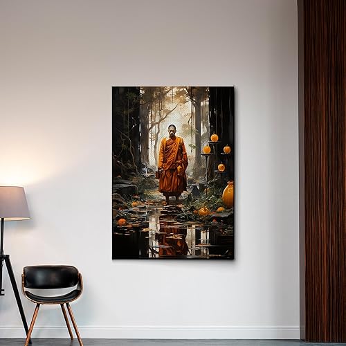 Miniatura 5 de Yoga Wall Decor, Yoga Wall Art, Buda Canvas Art, Buda Decor, Buda Canvas Print, Luxury Framed Wall Decor, Canvas Prints, Wall Decor