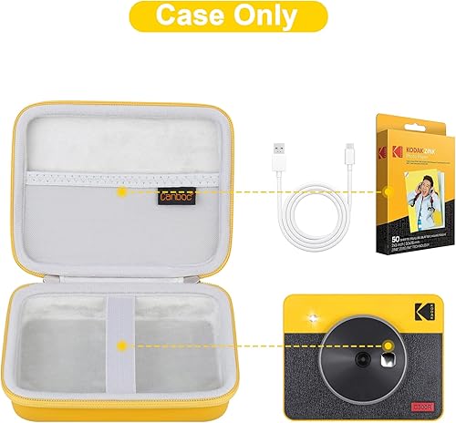 Miniatura 2 de Canboc Funda de transporte para KODAK Mini Shot 3 Retro 4PASS 2 en 1 cámara digital instantánea e impresora fotográficaimpresora fotográfica retro