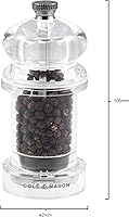 Vista 2 de Cole & Mason Precision Grind 575 - Molinillo de pimienta, acrílico, transparente, 4.1 in