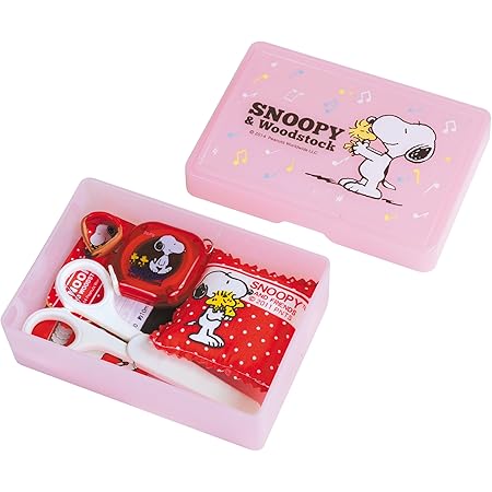 Amazon ミササ スヌーピー ソーイングセット スモールタイプ ピンク No 8554 おもちゃ ホビー
