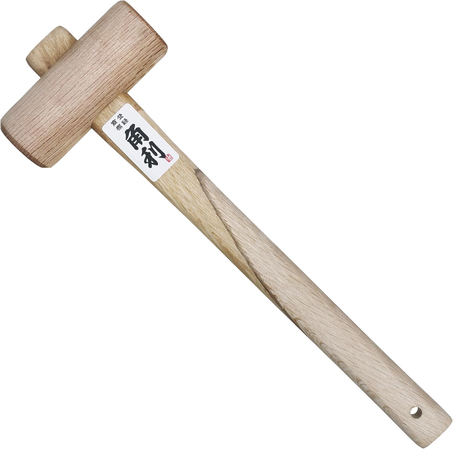 KAKURI Wooden Mallet for Woodworking 55mm Oak, Japanese Wood Mallet Hammer for Chiseling, Adjusting Japanese Plane, Assembling furniture, Made in JAPAN