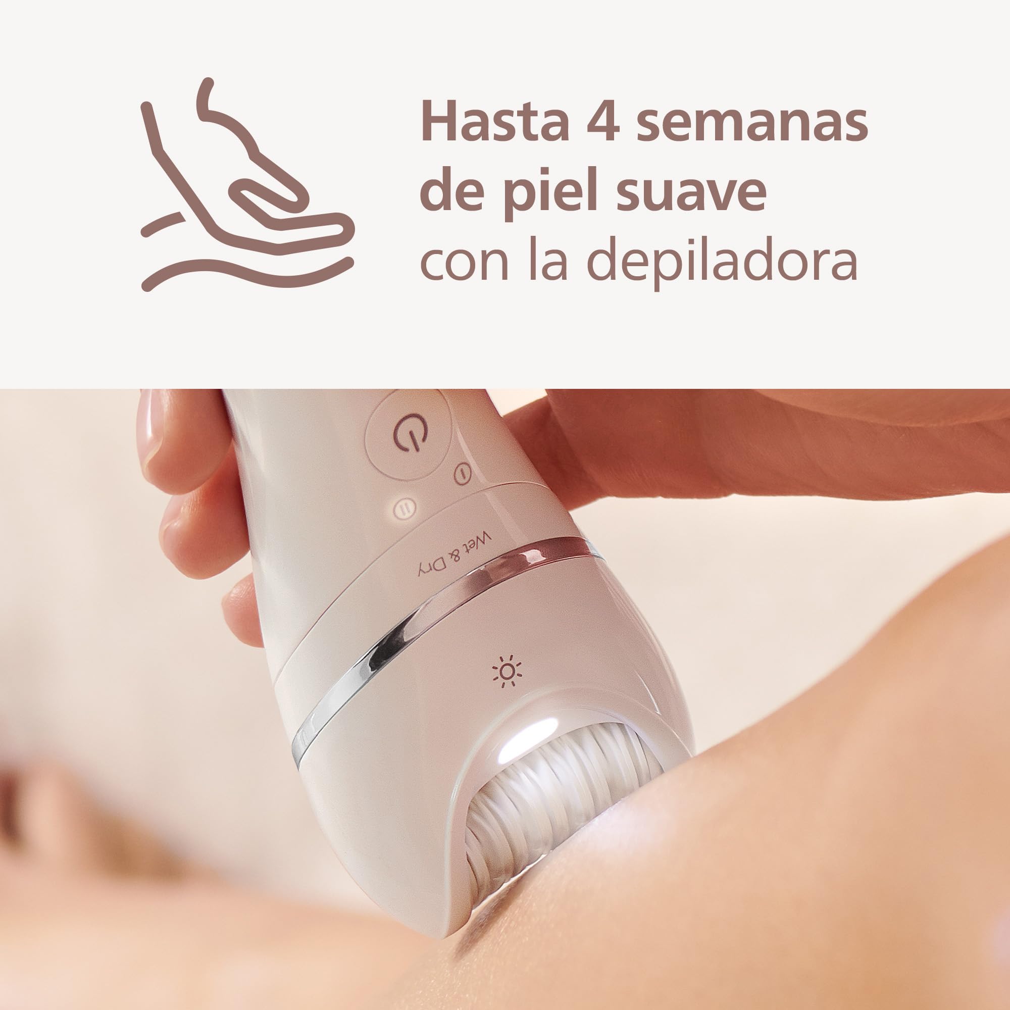Philips Beauty Set Serie 9000 - Set de belleza todo en uno para el cuerpo, la cara y los pies, depiladora inalámbrica, para uso en seco y en mojado, con 6 accesorios, Modelo BRE770/92