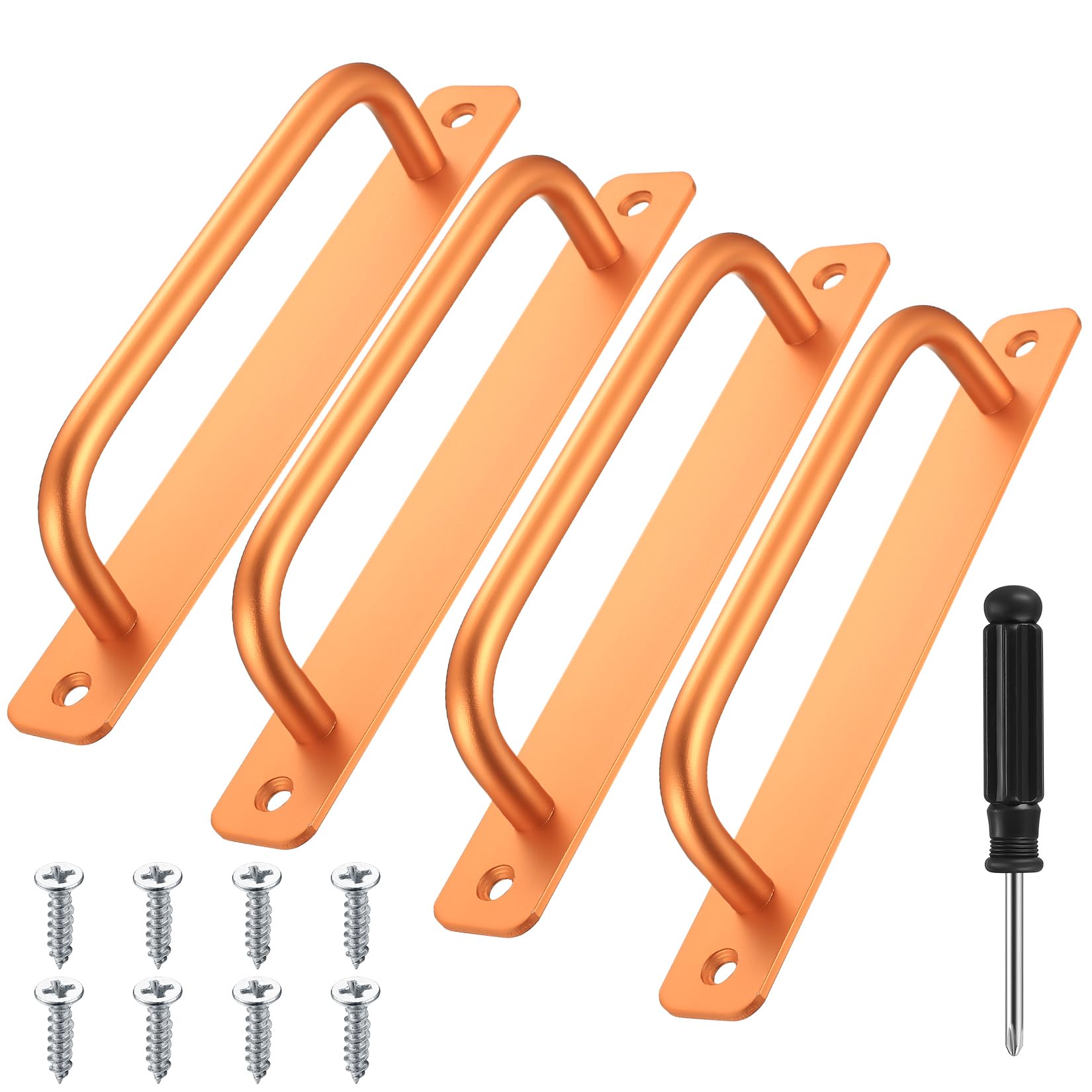 IYEREER 4 Pcs Gold Sliding Door Handles