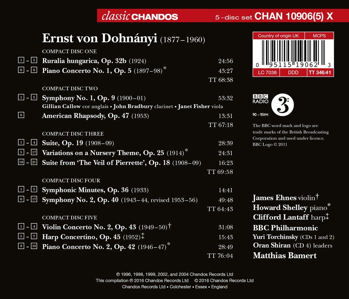 Dohnanyi: Orchestral Works