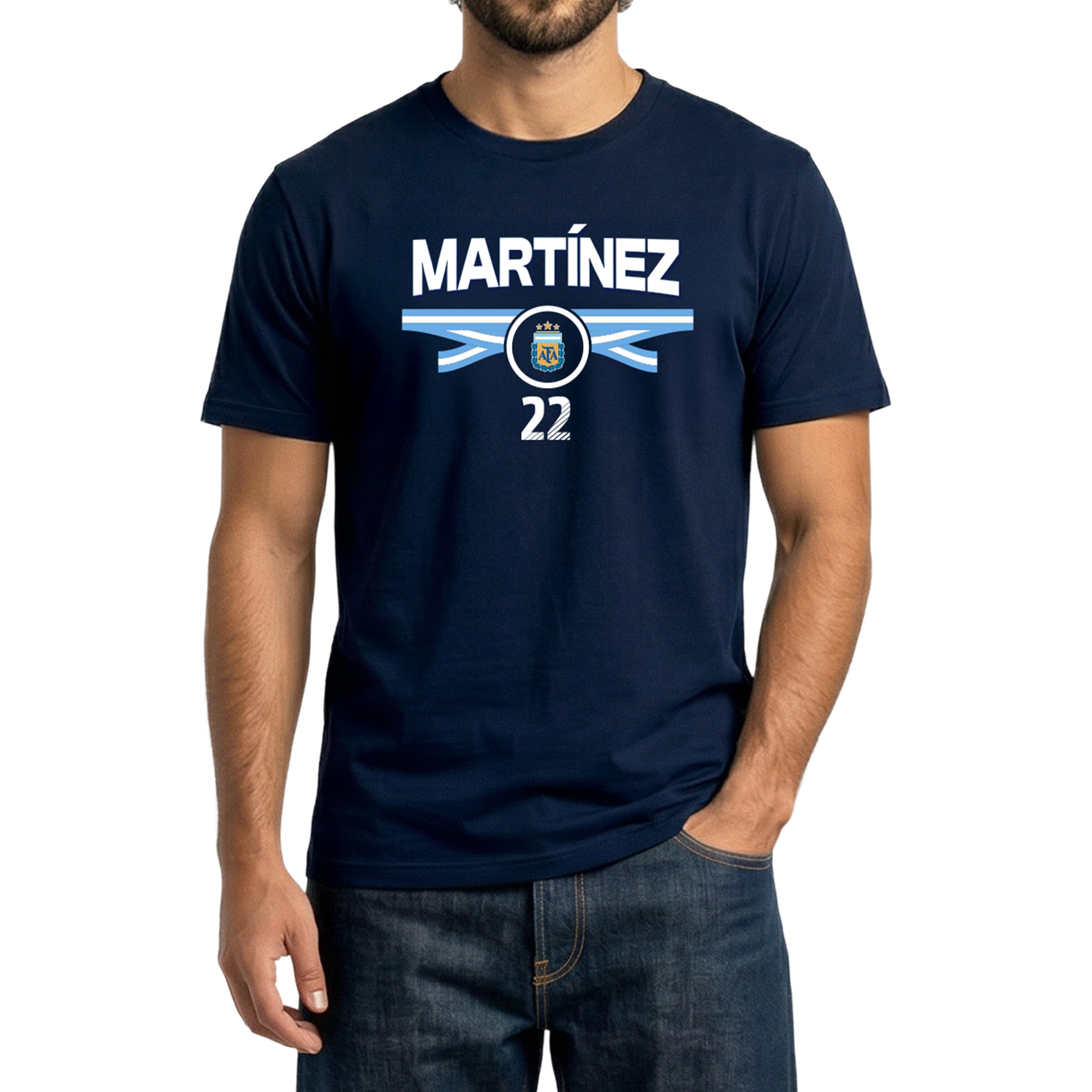 Icon Sports Officially Licensed Argentine Football Association Soccer Cotton T-Shirt - Unisex Adult