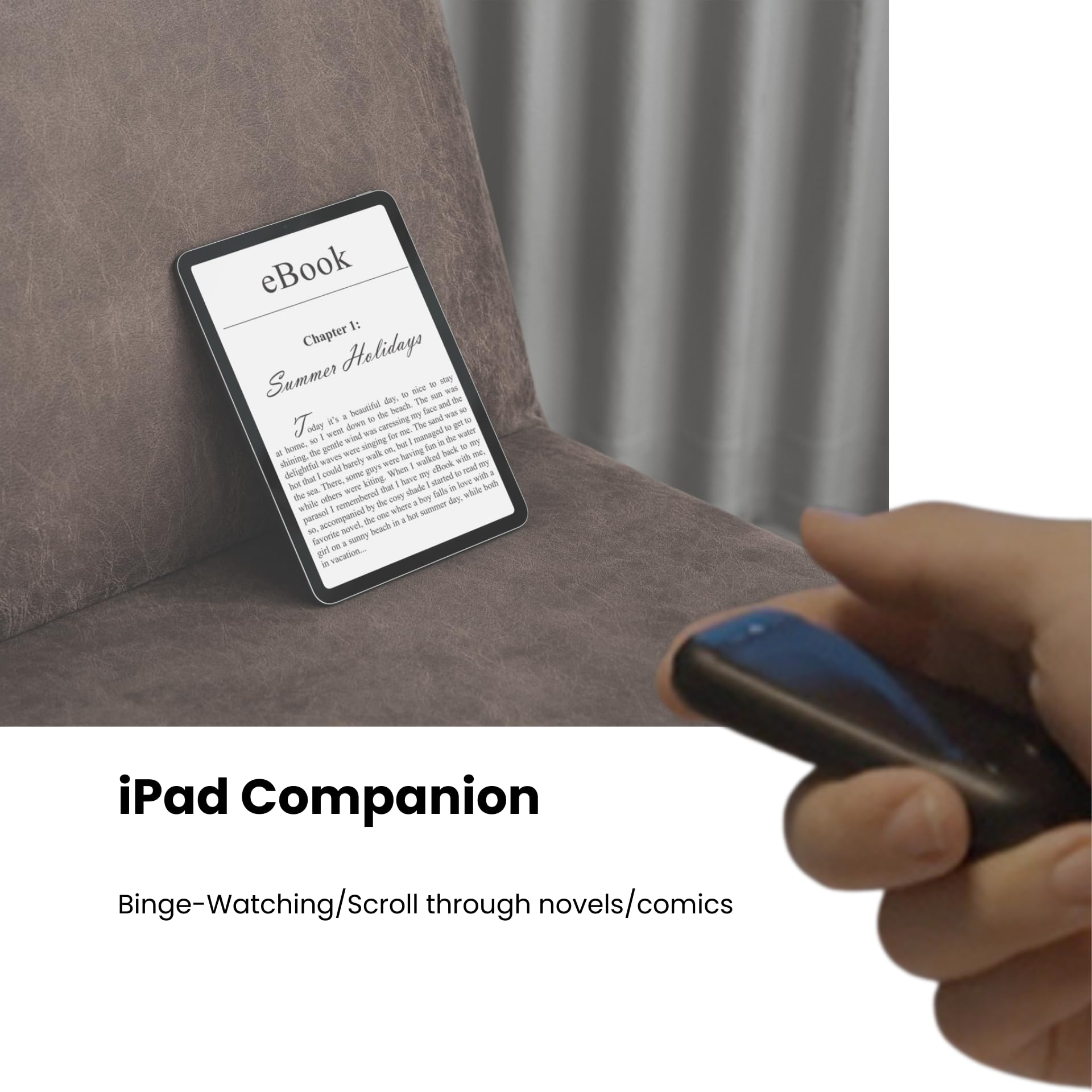 Cheerdots CheerTok Air TikTok - Mando a distancia con desplazamiento, control remoto Bluetooth para control de cámara, presentación Bluetooth, girador de páginas, disparador remoto inalámbrico para