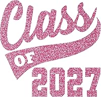Vista 13 de Graduation Iron On Transfer, Class of 2027 Tshirt Decal, High School College Senior Shirt Sticker, HTV Graduate Patch, Pick Size Color, Iron-On