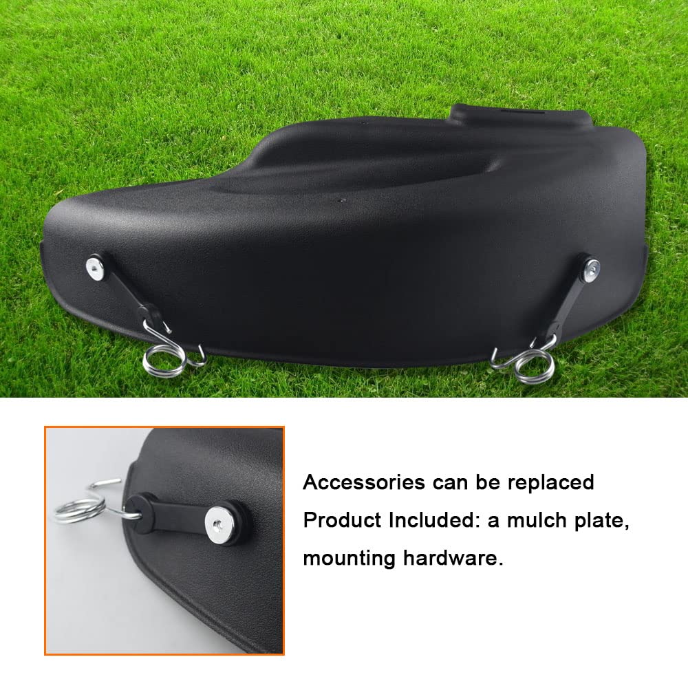 Mowerhub 525405001 HU46 - Kit de mantillo de 46 pulgadas compatible con tractores Husqvarna, se adapta a tractores y ZTR con cubiertas MK46 de 46 pulgadas, con accesorios de montaje