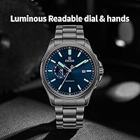 Vista 4 de Men's Diver Mechanical Watch, High Energy Mechanical Core Multifunctional Luminous Dial Advanced Outdoor Waterproof Deep Diving Easy Read, Gift for