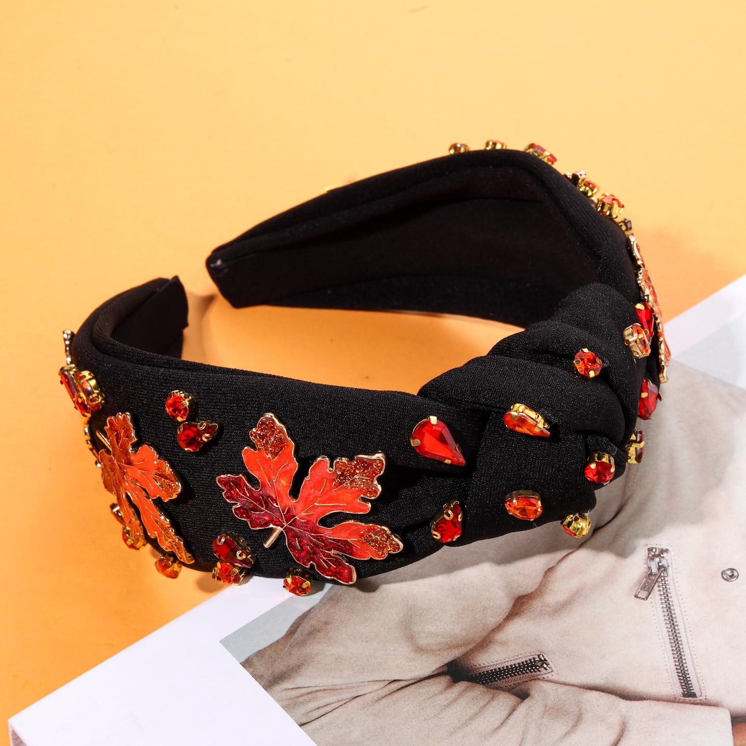 Amazon.com : NVENF Thanksgiving Headband for Women Beaded  display picture 1