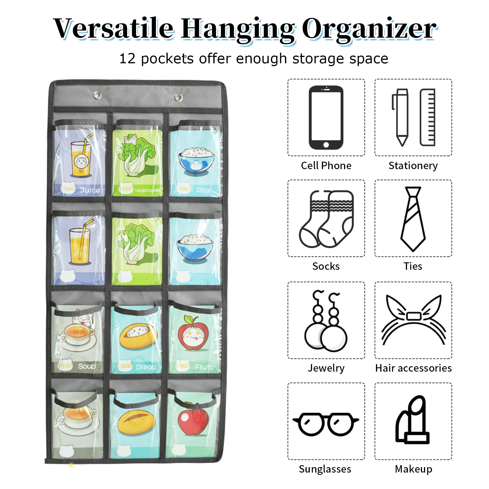 SAVORLIVING Au-dessus de la porte organisateur téléphone portable suspendu classe tableau de poche mur porte placard suspendu organisateur sac de rangement en tissu durable (30 poches,Gris SAVORLIVING Au-dessus de la porte organisateur téléphone portable suspendu classe tableau de poche mur porte placard suspendu organisateur sac de rangement en tissu durable (30 poches,Gris