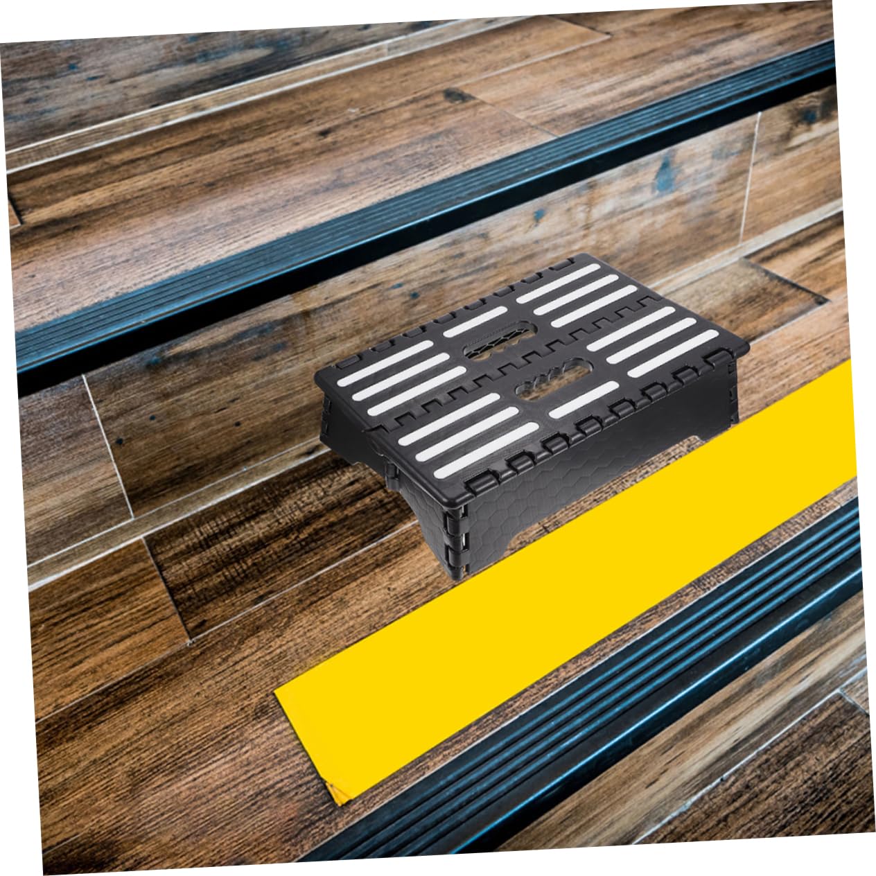 Anneome Escalera Antideslizante Portátil De Plástico PP para Personas Mayores Taburete Plegable para Cocina Fácil De Usar Casa o Jardín