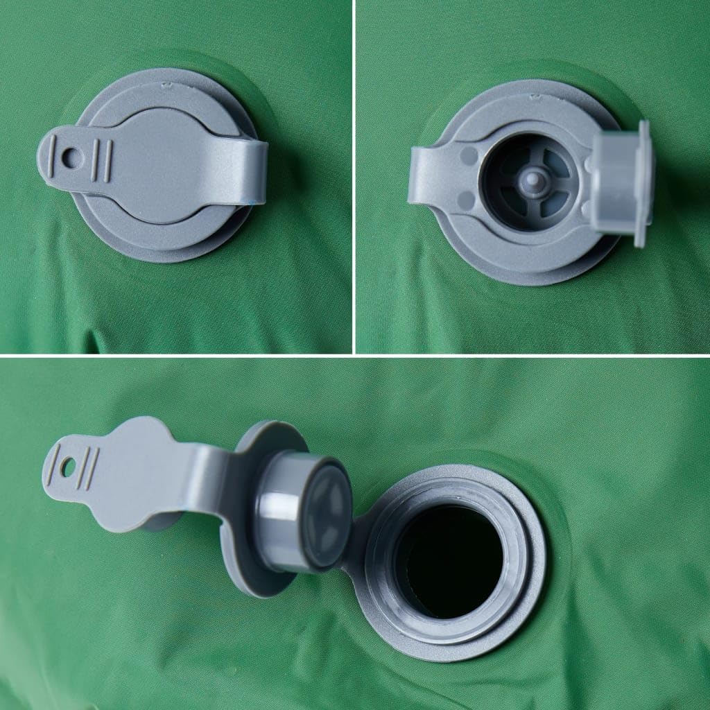 Colchoneta hinchable con cojín, autoinflable, impermeable, ultraligera de nailon 40D, 188 x 62,5 x 5,5 cm, compacta, ideal para camping, senderismo, al aire libre y viajes