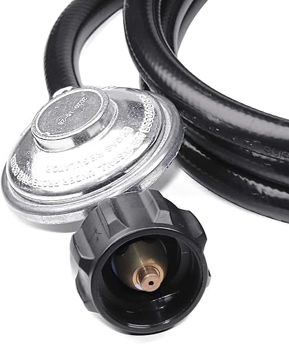 Miniatura 9 de DOZYANT QCC1 Repuesto del regulador de propano de baja presión para parrillas con manguera de 24 para la mayoría de las parrillas de gas LP,