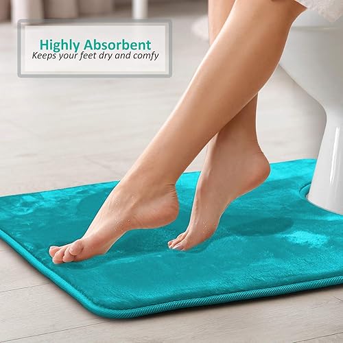 Miniatura 4 de Clara Clark tapete para baño, regadera o tina, de gomaespuma, negro, antiderrapante