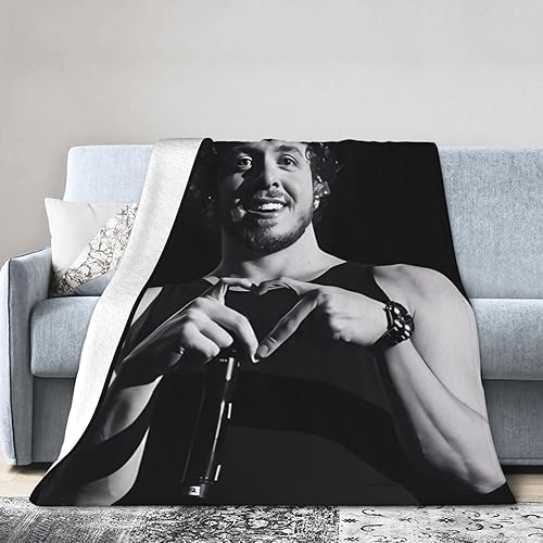 Jack Music Harlow - Manta ultra suave y cómoda de franela de lana fina, 50 x 40 pulgadas