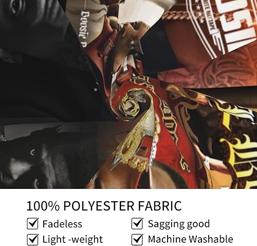 Miniatura 6 de DOTZRLT Boosie - Tapiz para colgar en la pared, para dormitorio, sala de estar, dormitorio, decoración de pared (29 x 37 pulgadas)