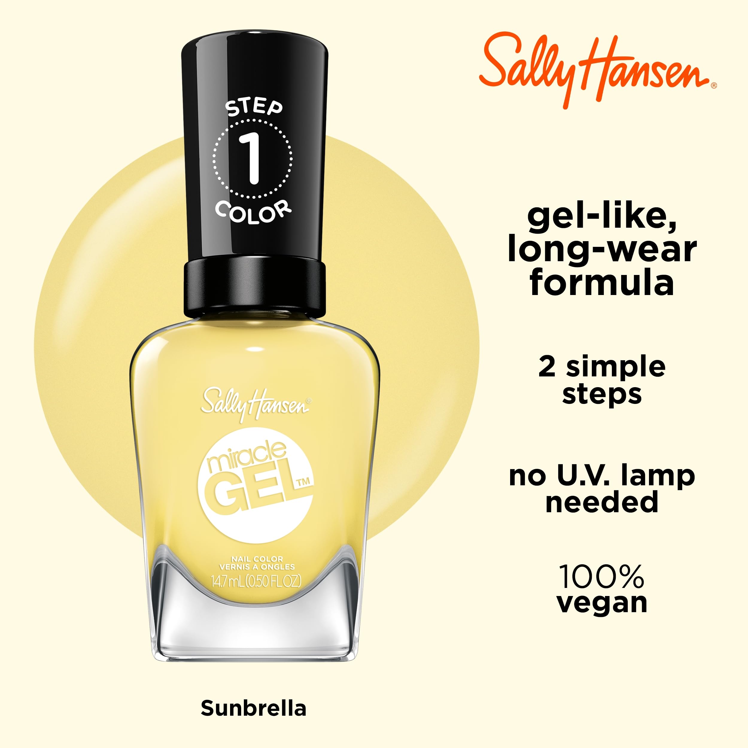 Amazon.com : Sally Hansen Miracle Gel Salon Quality Nail Polish
