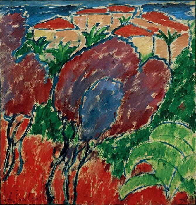 Affiche Toile Alexej Von Jawlensky Bordighera pour un salon moderne