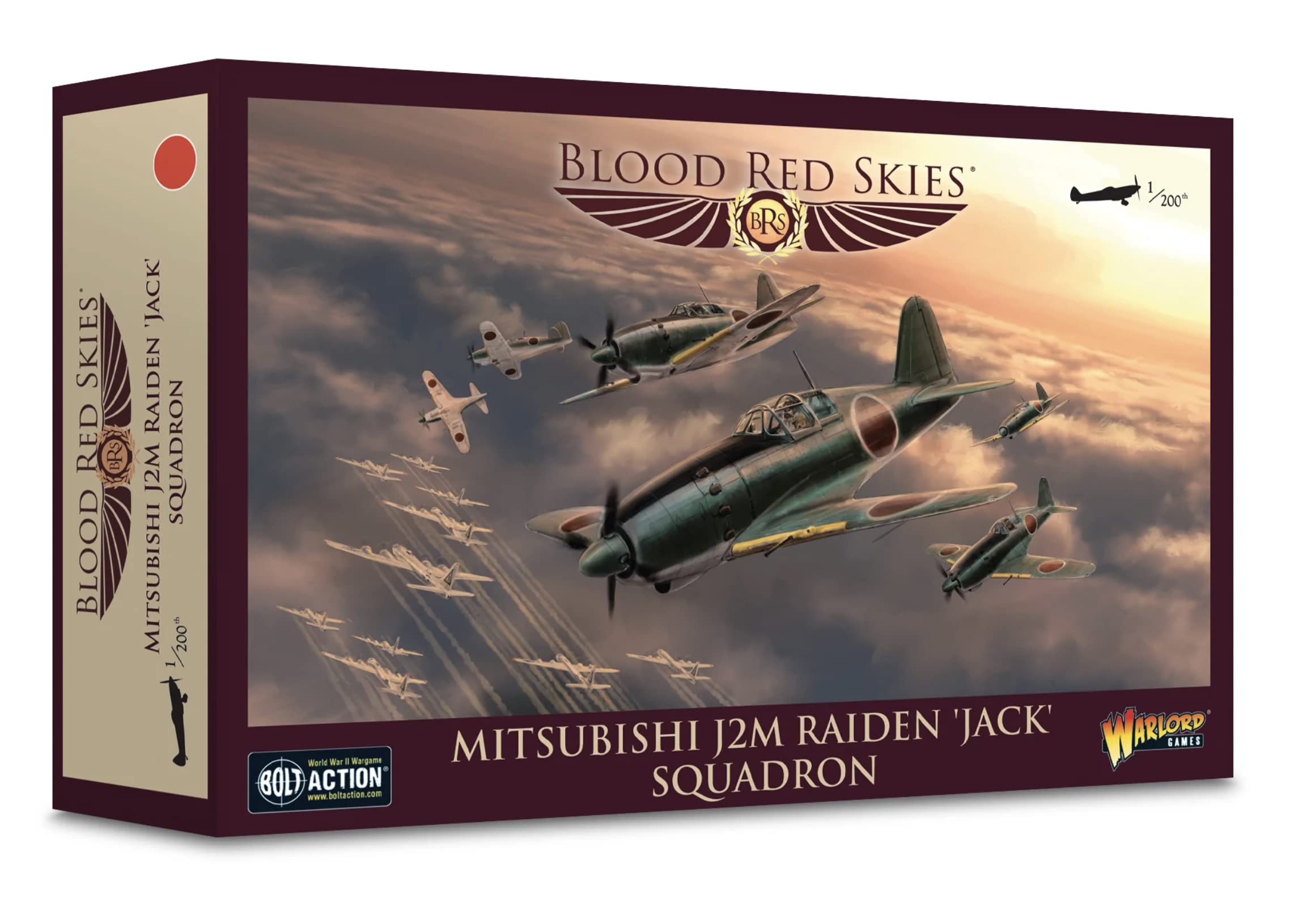 Mitsubishi J2M Raiden contrer les bombardiers Blood Red Skies escadron