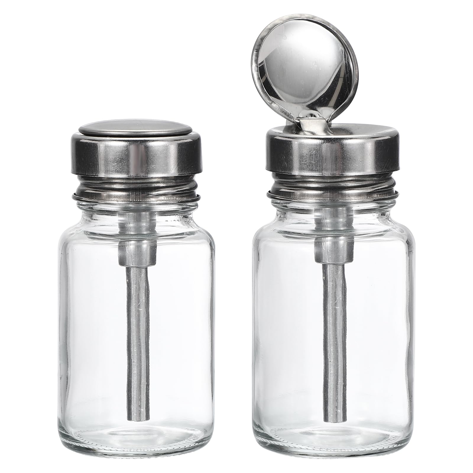 Flacon distributeur d'alcool PATIKIL 100ml en acier inoxydable x2